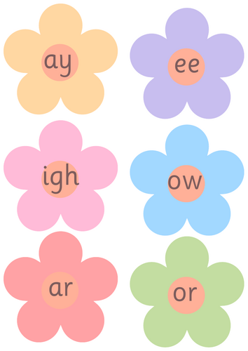 Phonics Flowers