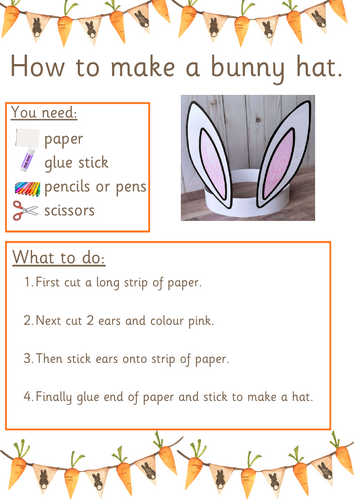 Bunny Hat instructions