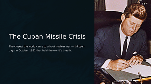 Cuban Missile Crisis Slideshow Presentation