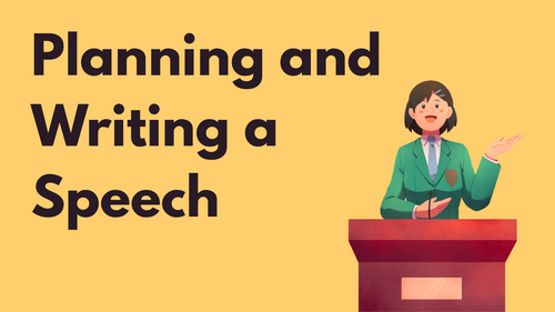 Planning and Writing a Speech GCSE Revision