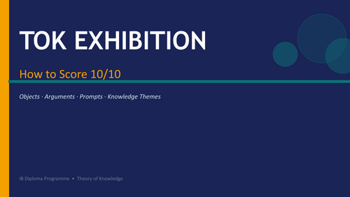 TOK Exhibition: Complete Resource Pack