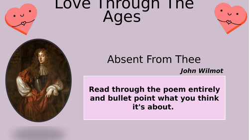 LOVE THROUGH THE AGES - ABSENT FROM THEE