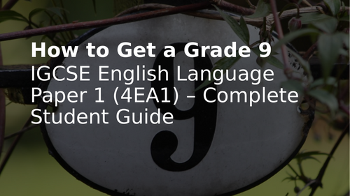 EDEXCEL IGCSE ENGLISH LANGUAGE - PAPER 1 EXPLORERS OR BOYS MESSING ABOUT - BREAKDOWN