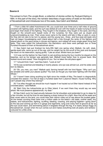 AQA GCSE English Language Paper 1 Practice Paper (2026 Format) - The Jungle Book Extract