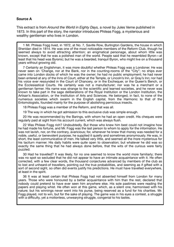 AQA GCSE English Language Paper 1 Practice Paper (2026 Format) – Around the World in 80 Days Extract