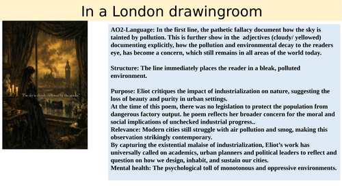 In a London drawing room