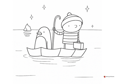 Lost and Found Themed Colouring Sheets