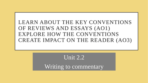 9093 English Language: How to Write a High-Scoring Commentary