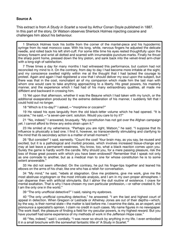 AQA GCSE English Language Paper 1 Practice Paper (2026 Format) - Sherlock Holmes Extract
