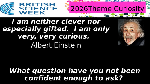 Science week 2026 Assembly on Curiousity