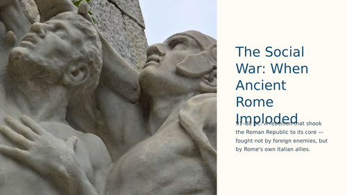 Ancient Roman Social War Slideshow Presentation