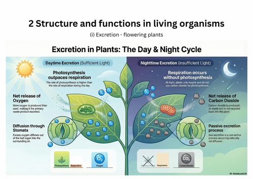 Excretion – IGCSE Biology Infographics (Edexcel)