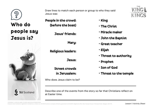 RME Easter Lesson Plans - P5-7/KS2 Learners