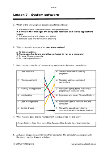 WJEC Voc IT - L7: System software
