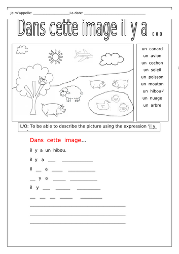 FRENCH - IL Y A ...