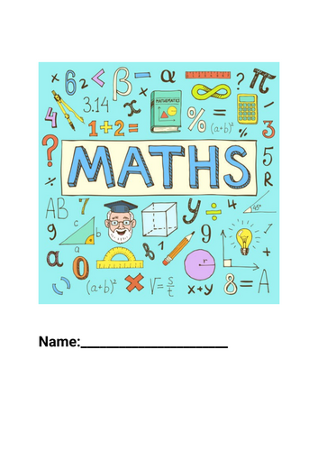 50 Page Maths Booklet