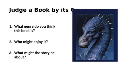 Judge a Book by its Cover Game