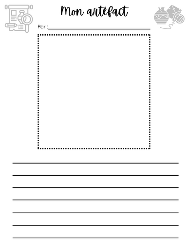 French final project - Mon artéfact (My artefact)