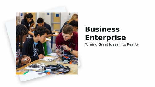 Business Enterprise - enter the dragons den