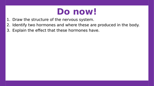 AQA A-level Psychology: Fight Flight Response (Lesson 4 of Biopsychology)