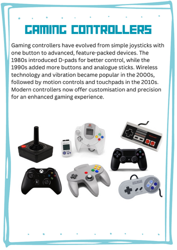 Gaming controller design