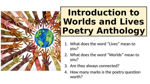 AQA Literature - Worlds and Lives - Introduction