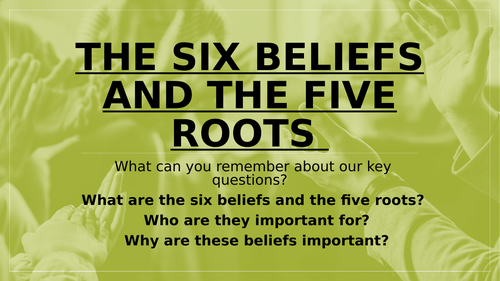 Edexcel GCSE RS (B) Christian Beliefs revision PPT