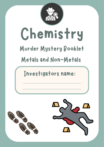 Chemistry Murder in the Lab - Elements and Compounds Activity