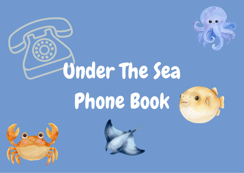 Under the sea phone book for maths area