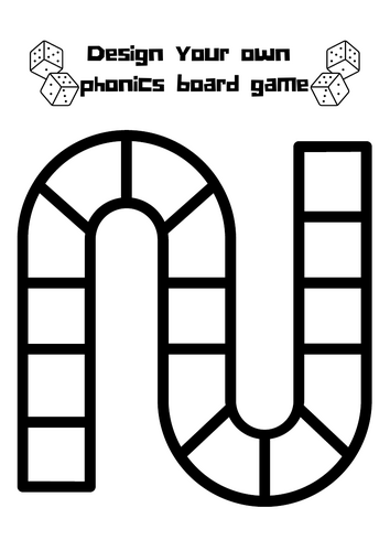 Design your own phonics board game