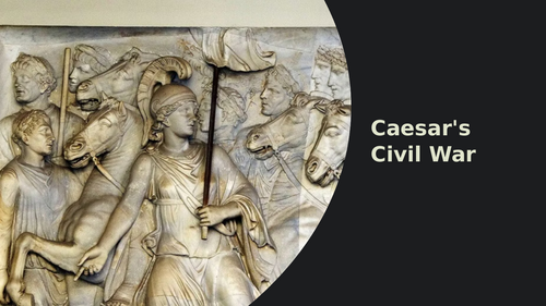 Julius Caesar's Civil War Against Pompey Slideshow Presentation