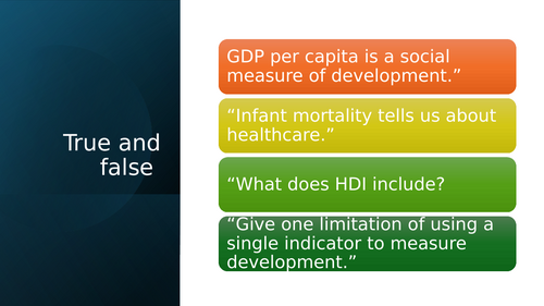 Demographic Transition Model (DTM)