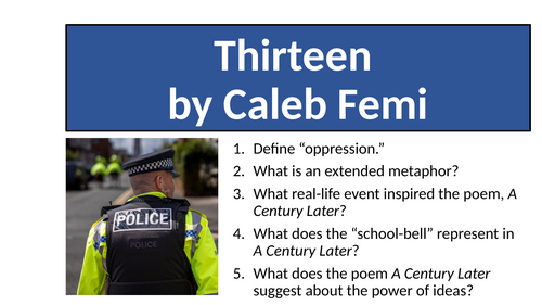 Worlds and Lives - Thirteen by Caleb Femi