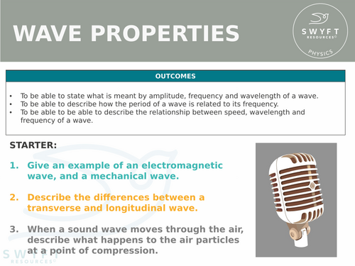 NEW WJEC (2026) GCSE Science - Wave properties