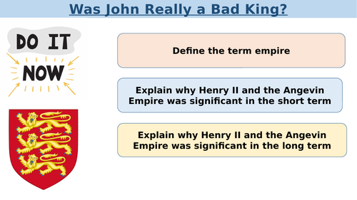 AQA GCSE History: Migration, Empires & the People – King John & the Significance of Empire