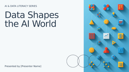 Data Shapes the AI World – Lesson 1 for Lower Secondary Digital Tech