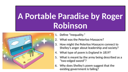 Worlds and Lives - A Portable Paradise by Roger Robinson