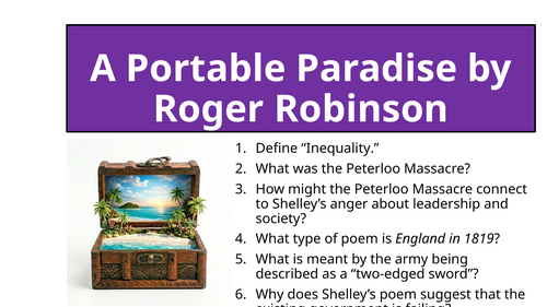 Worlds and Lives - A Portable Paradise by Roger Robinson