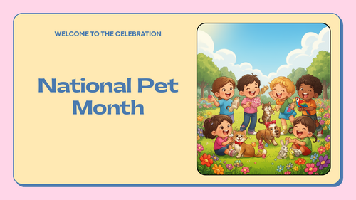 National Pet Month Assembly | KS1 and KS2 | PSHE, Animal Care and Responsibility