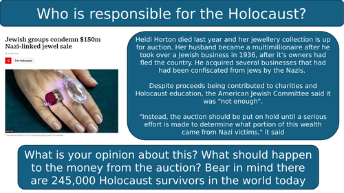 Holocaust Ripples of Responsibility