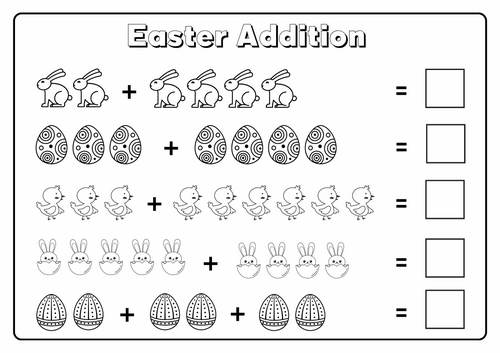 Easter Addition Activity