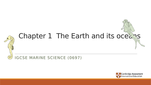 IGCSE Marine Science (0697) – Practical worksheet and Marking Scheme PPT