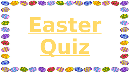 Easter Quiz