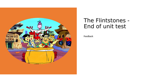 GCSE OCR Flinstone's - Finance End of Unit Test Answers - PowerPoint with answers