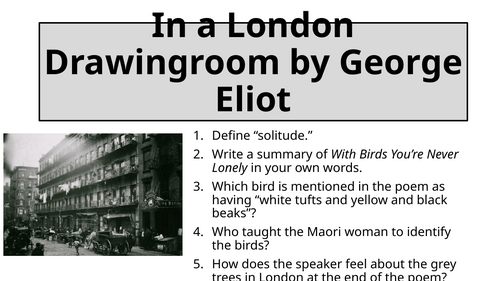 Worlds and Lives - In a London Drawingroom by George Eliot