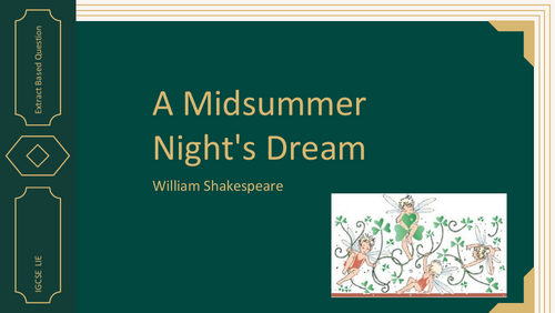 A Midsummer Night's Dream