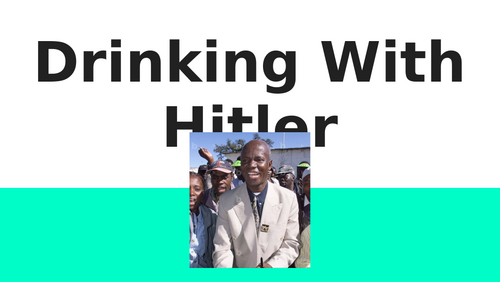Drinking with Hitler - Owen Sheers