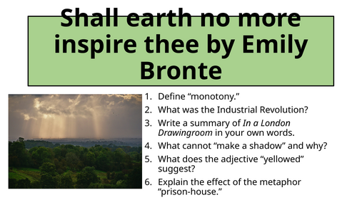 Worlds and Lives - Shall Earth No More Inspire Thee