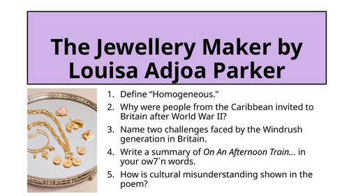 Worlds and Lives - The Jewellery Maker by Louisa Adjoa Parker