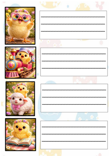 EYFS/ Primary 1 Easter Chick Writing